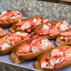 8 pack kit of fresh Maine lobster rolls