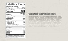 Load image into Gallery viewer, Maine whoopie pie ingredients and nutritional information
